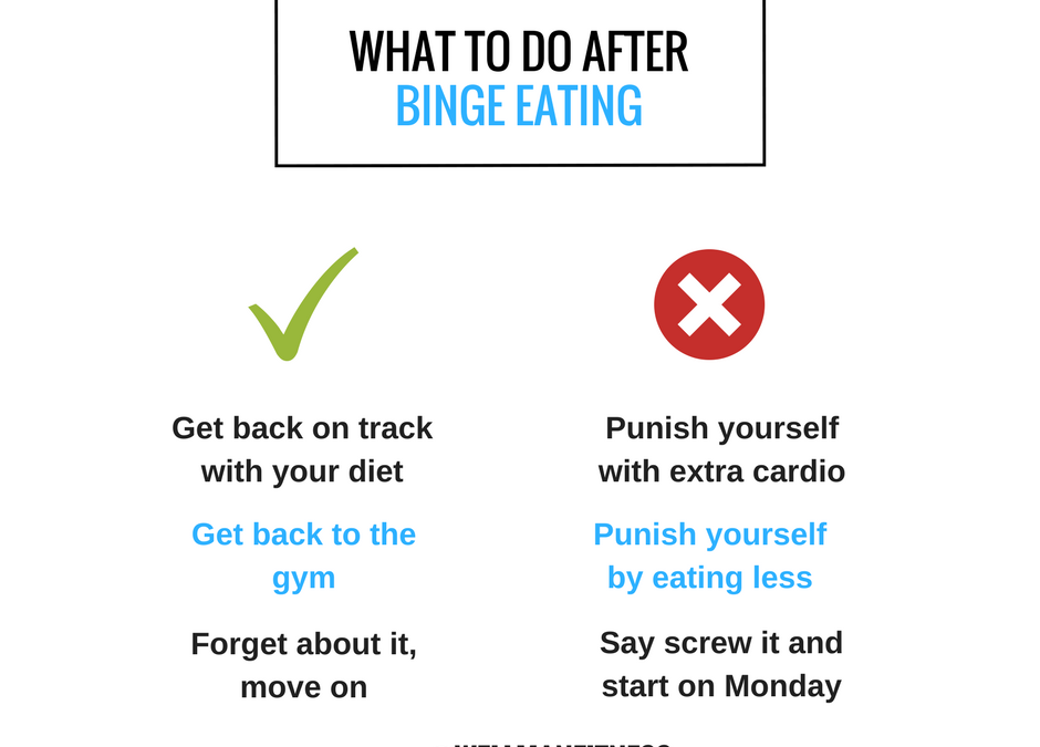 What to do after binge eating