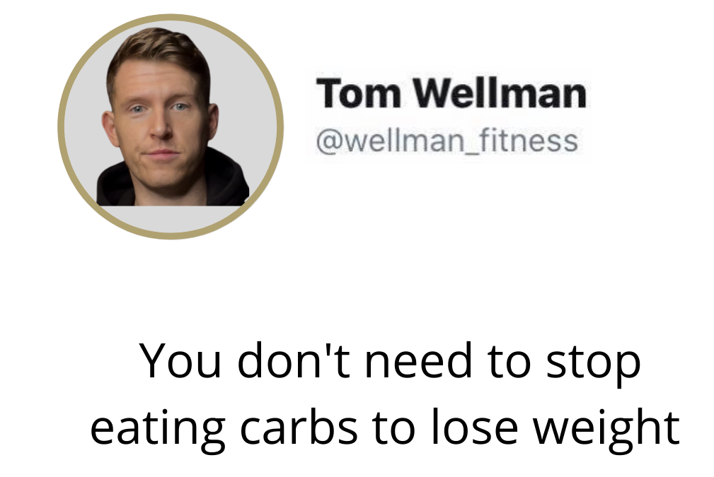 You don’t need to stop eating carbs to lose weight