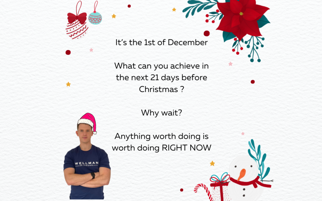 What can you achieve in 21 days before Christmas | Liverpool Personal Trainer Wellman Fitness